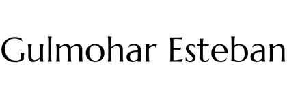 Gulmohar Esteban Logo